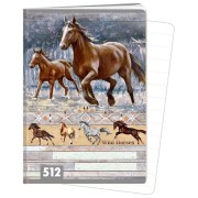 Sešit do školy A5 Wild horses 512