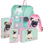 Školní aktovka Oxybag PREMIUM Light ISHA - My love Pet 21 5dílný set