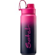 Kovová lahev Satch, 500 ml – Pink Graffiti 2025