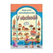 V obchodě - moje první samolepkování