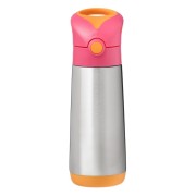 Termoska na pití sport 500 ml - růžová/oranžová