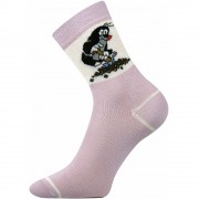 Ponožky Krtek sv. růžové
