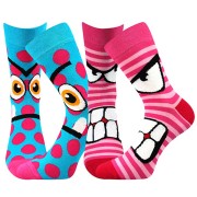 Ponožky Ksichtík dívčí 2 páry