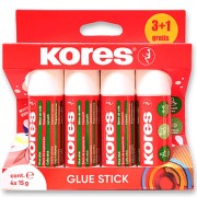 Lepící tyčinka Kores 15 g 3+1 zdarma