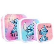 Svačinový box Stitch - sada 3ks různé velikosti