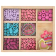 Dřevěné korálky kreativní sada Small foot