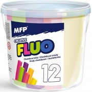 Křídy chodníkové barevné MFP Fluo 12ks