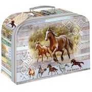 Dětský kufřík na výtvarku Wild horses
