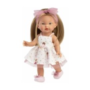 Llorens 28038 - realistická panenka s celovinylovým tělem  Valerie  - 28 cm