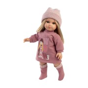 Llorens 53560 ELENA - realistická panenka s měkkým látkovým tělem - 35 cm