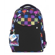 Studentský batoh UANYi PXB-06 multibarevný a pixelový panel zdarma