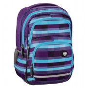 Školní batoh AllOut Blaby, Summer Check Purple