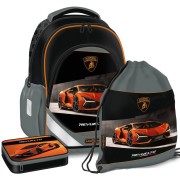 Batoh do školy Ars Una Lamborghini 25, 3dílný set