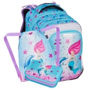 Dívčí batoh do školy Bagmaster LUMI 24 A malý set
