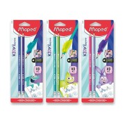 Grafitová tužka Maped Kidy Learn Finger Guide - 2 ks, tvrdost HB, mix motivů