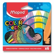 Křídy na chodník Maped - 6 barev