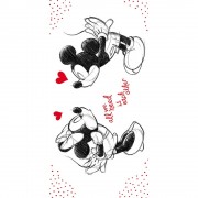 Osuška Mickey a Minnie In Love