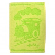 Dětský ručník Train green
