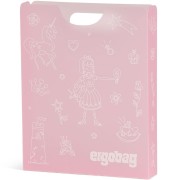 Plastové desky na sešity Ergobag růžové