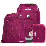 Školní batoh Ergobag prime Violet confetti SET a doprava zdarma