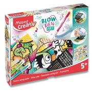 Sada Maped Creativ Blowpen Pop´Art Foukací pero - 6 barev