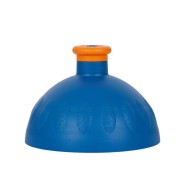 Zdravá láhev víčko modré s oranžovou zátkou