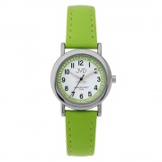 Náramkové hodinky JVD zelené s kamínky