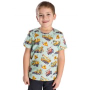 Dětské tričko Bettymode TRAKTOR NA STAVBĚ krátký rukáv