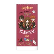NOTIQUE Nástěnný kalendář Rodinný plánovací Harry Potter 2027, 21 x 42 cm