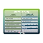 Vzdělávací karta A4 Slovní druhy