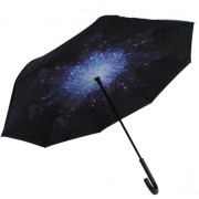 Obrácený deštník modrý