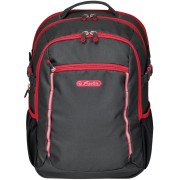 Školní batoh Herlitz Ultimate Černo - červený a sluchátka zadarmo
