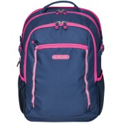 Školní batoh Herlitz Ultimate Modro - růžová a sluchátka zdarma