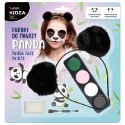 Barvy na obličej Panda