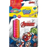 Pastelky Colorino Avengers trojhranné 12+1 ks