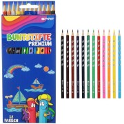Trojhranné pastelky Spirit Premium - 12 barev
