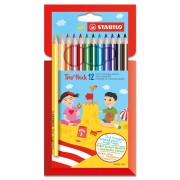 Pastelky Stabilo Trio - 12 barev