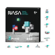 PIXIO magnetická stavebnice - NASA Space Colony - 60 ks