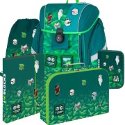 Škoní aktovka Oxybag Premium Light Playworld Pixel - 5dílný set