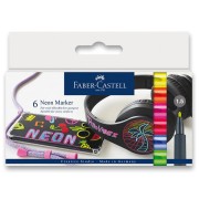 Popisovač Faber Castell Neon sada 6 barev