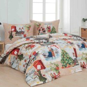 Dětské vánoční povlečení Matějovský Christmas Vintage Bavlna deluxe digitál