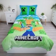 Svítící povlečení Minecraft Jungle Fight