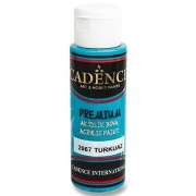 Akrylové barvy Cadence Premium 70ml tyrkysová