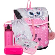 Aktovka pro prvňáčky Bagmaster PRIM 24 A velký set, pláštěnka a doprava zdarma
