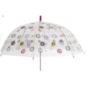 Průhledný deštník s kolečky