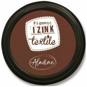 Razítkovací polštářek Izink Textile hnědá