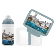 Set Zdravá lahev 0,5 l a Zdravá sváča - Dinosauří svět