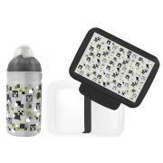 Set Zdravá lahev 0,5 l a Zdravá sváča - Pixel Head