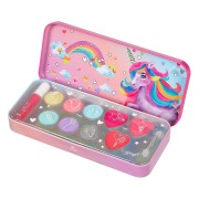 Souza! - Dětská make-up sada v plechovém pouzdře – jednorožec