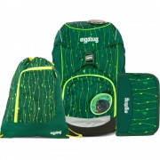 Školní batoh Ergobag prime Fluo zelený SET a doprava zdarma